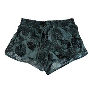 Aerie Running shorts Palm Pattern green/blue size M‎